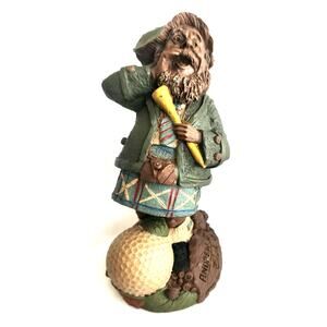 Vintage Tom Clark Gnome “Andrew Golf” Figurine 1990 Signed Cairn Studios No Box